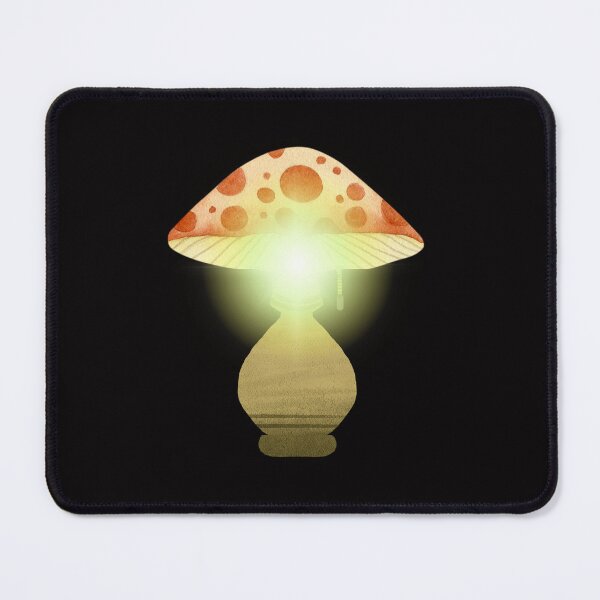 Item preview, Mushroom Lamp - Cool 70s Shroom Night Light Stand designed and sold by SeasonsChange-.