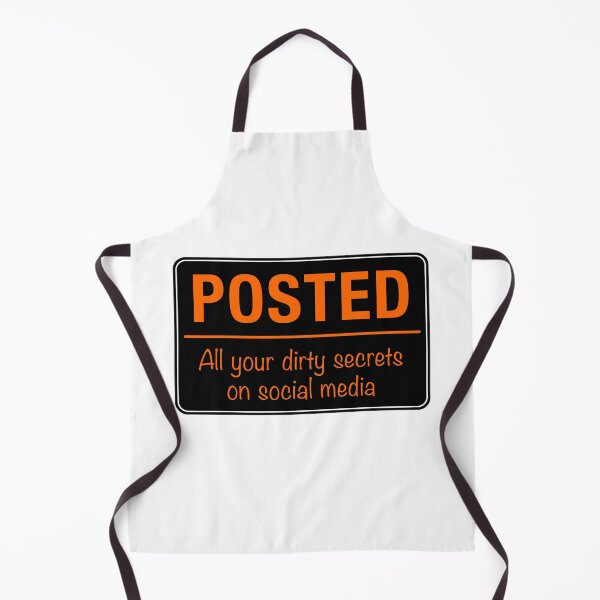 Item preview, Posted Social Media Warning Sign designed and sold by Clusterfudge.