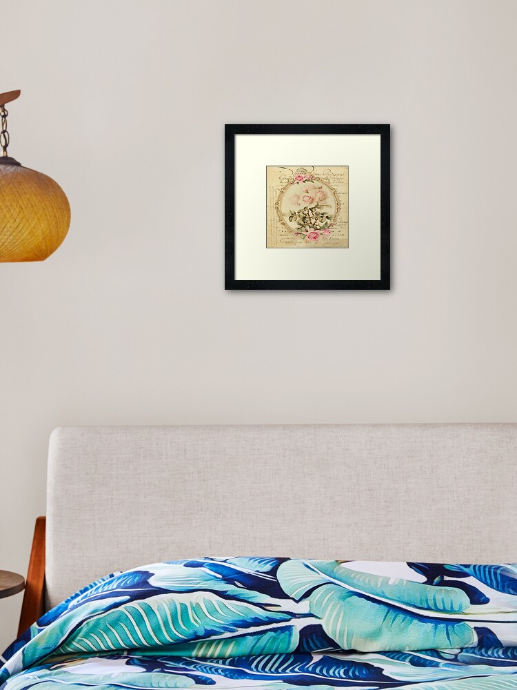 Beautiful Shabby Chic Framed Art Print By Love999 Redbubble