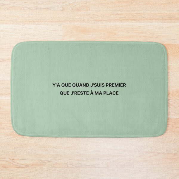 Item preview, Only when I_m first do I stay in my place - Nekfeu   designed and sold by TeeWorldB1986.