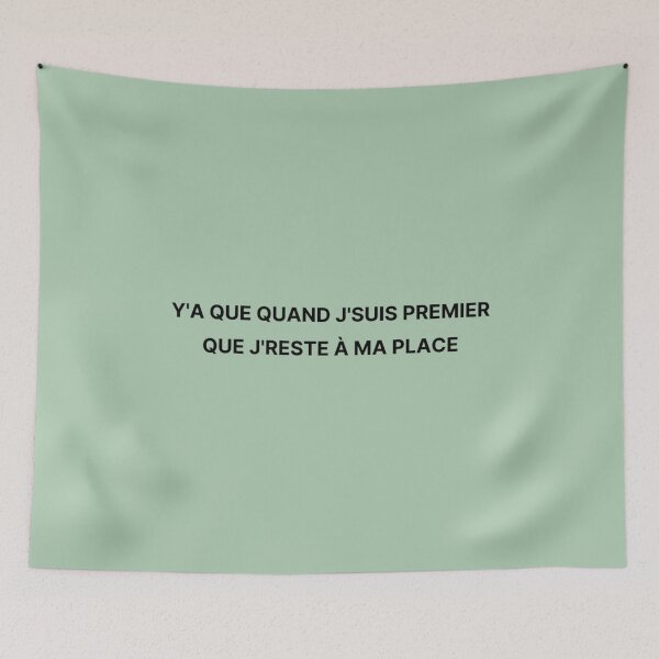 Item preview, Only when I_m first do I stay in my place - Nekfeu   designed and sold by TeeWorldB1986.