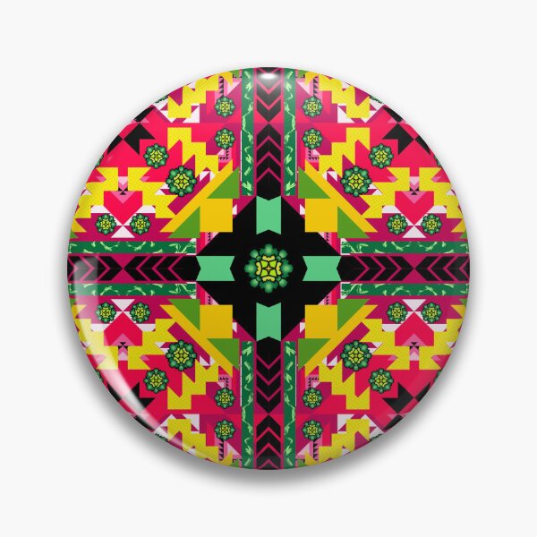 Item preview, Colorful Mandala Batik Design in Fabric Seamless Pattern designed and sold by MyMemoriesArts.