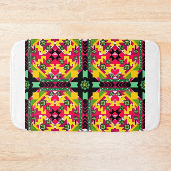 Item preview, Colorful Mandala Batik Design in Fabric Seamless Pattern designed and sold by MyMemoriesArts.