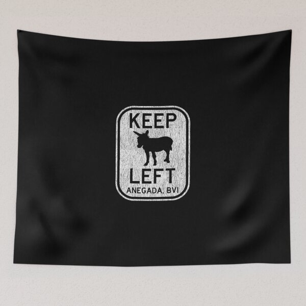 Item preview, Keep Left Anegada BVI Donkey Distressed Premium designed and sold by AnhDuyshop.