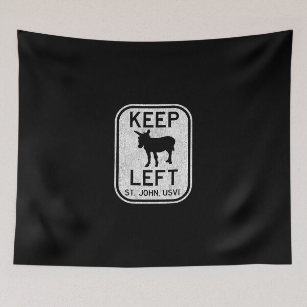 Item preview, Keep Left St John USVI Donkey Distressed designed and sold by AnhDuyshop.