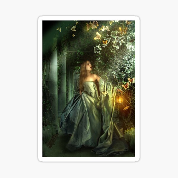 Once upon a moonbeam Sticker