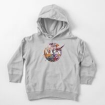 NASA Vintage Flowers Emblem Toddler Pullover Hoodie