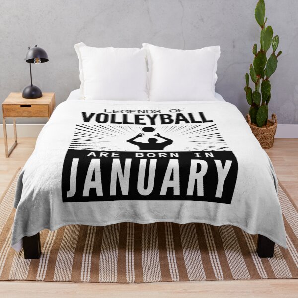 Item preview, Volleyball team - volleyball legends are born in January designed and sold by RomualdGR.