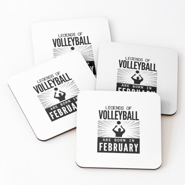 Item preview, Volleyball team - volleyball legends are born in February designed and sold by RomualdGR.