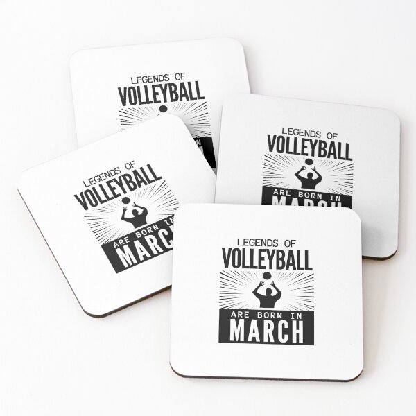 Item preview, Volleyball team - volleyball legends are born in March designed and sold by RomualdGR.