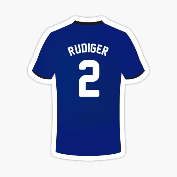 Item preview, Antonio Rudiger Jersey Stickers designed and sold by Piqu89.