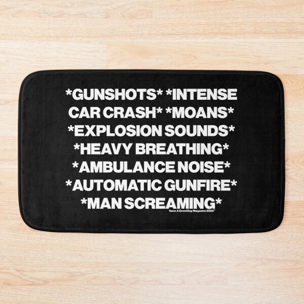 Item preview, Gunshots Intense Car Crash Moans Explosion Sounds Heavy Breathing Ambulance Noise designed and sold by JordanSSeay.