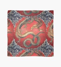 Hokusai, DRAGON, Katsushika Hokusai, Japan, Japanese, Wood block, print Scarf