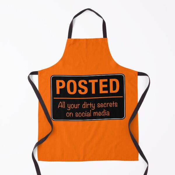 Item preview, Posted Social Media Warning Sign designed and sold by Clusterfudge.