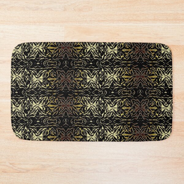 Item preview, Black and Gold Botanical Lace designed and sold by fatenanwar.