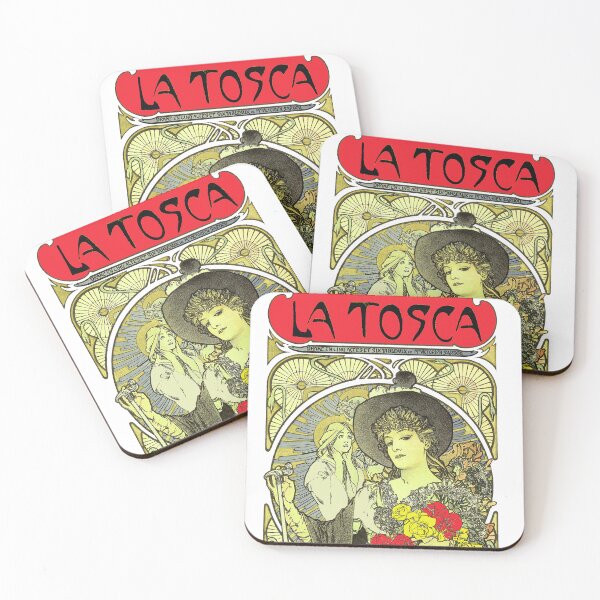 Item preview,  Remixed Art Nouveau  La Tosca Sarah Bernhardt by Alphonse Maria Mucha  designed and sold by Tamas Das.