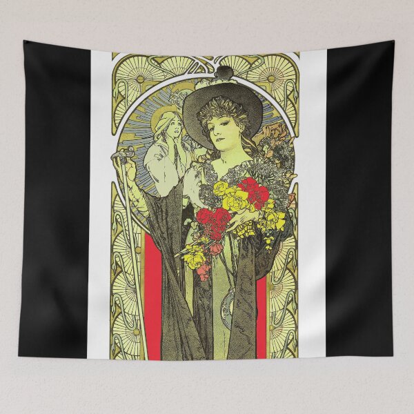Item preview,  Remixed Art Nouveau  La Tosca Sarah Bernhardt by Alphonse Maria Mucha  designed and sold by Tamas Das.