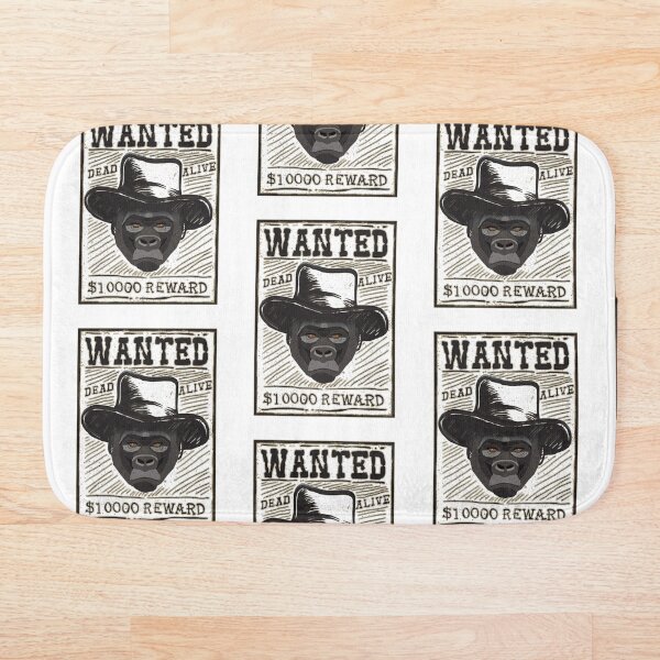 Item preview, Wanted Dead or Alive-Gorilla designed and sold by 69Designs-MP.