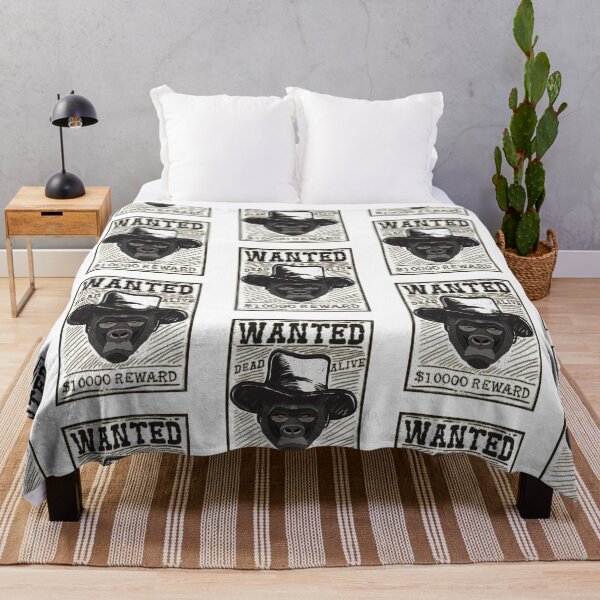 Item preview, Wanted Dead or Alive-Gorilla designed and sold by 69Designs-MP.