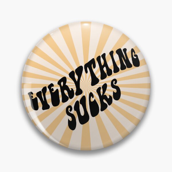 Item preview, Groovy Retro Everything Sucks Rainbow designed and sold by bolimj.
