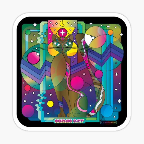 Cosmic Cat Sticker