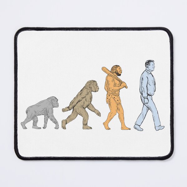 Item preview, Human Evolution Walking Drawing designed and sold by Shifa19.