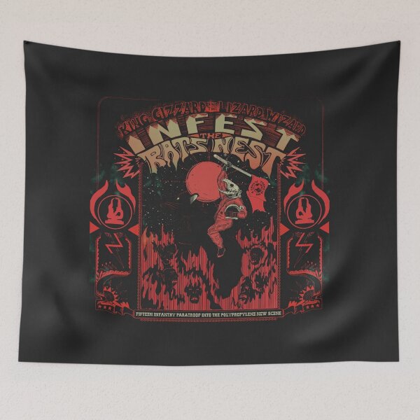 Item preview, Infest The Rats Nest x Eyes Like The Sky (King Gizzard) designed and sold by Eyelander117.