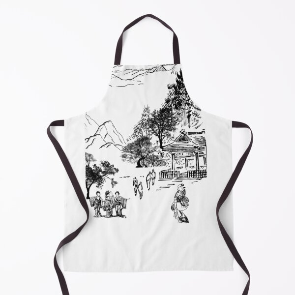 Item preview, Monochrome Black and white Castle Travel Japan designed and sold by imhae.
