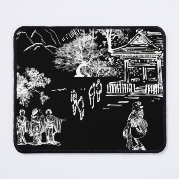 Item preview, Monochrome Black and white Castle Travel Japan designed and sold by imhae.