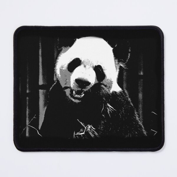 Item preview, Cute Giant Panda Bear with tasty Bamboo Leaves designed and sold by NaturePrints.