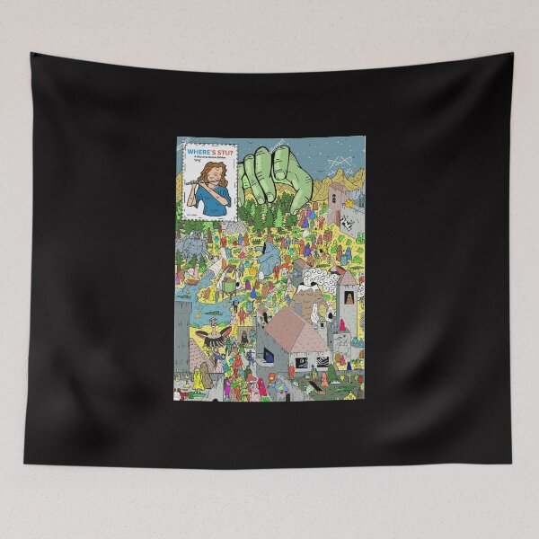Item preview, Where's Stu? King Gizzard and the Lizard Wizard designed and sold by Eyelander117.