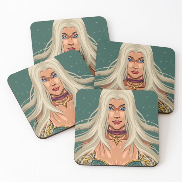 Item preview, The Beautiful Queen Of A Kingdom, Fan Art Woman designed and sold by neonabdrawn.