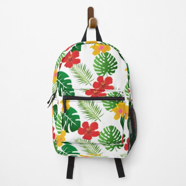 Item preview, tropical leaves and flower pattern designed and sold by nadeesha55.