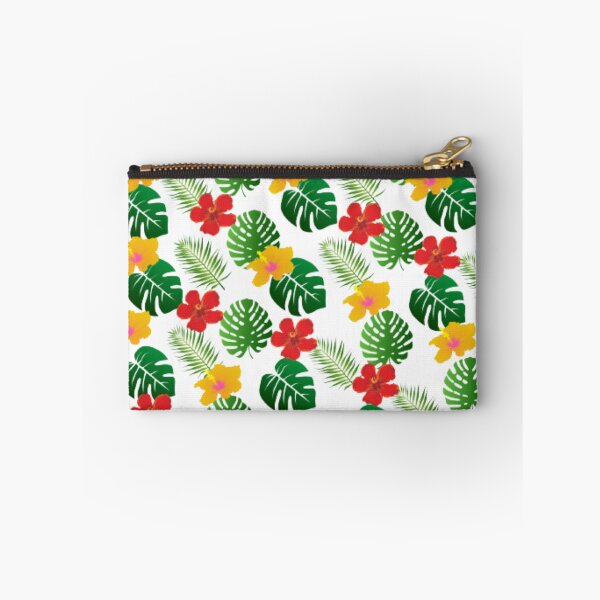 Item preview, tropical leaves and flower pattern designed and sold by nadeesha55.