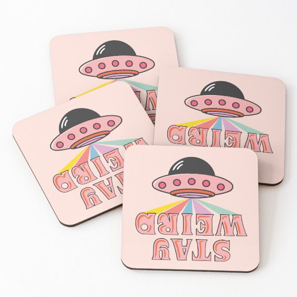 Item preview, Groovy Stay Weird UFO  designed and sold by bolimj.