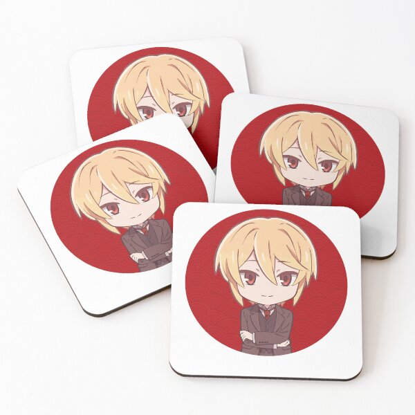 Item preview, Bravery Youth The Enemy Separates Moriarty The Patriot - William James Moriarty(Chibi) - Circle(Red) designed and sold by MaundyTaJames.