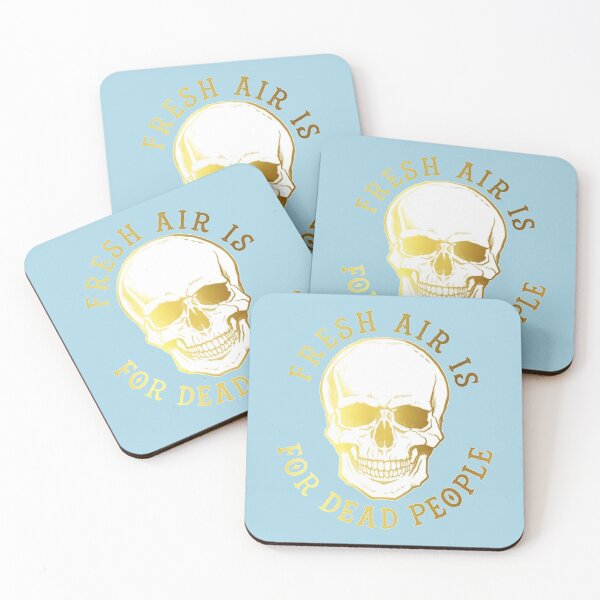 Item preview, Fresh Air Is For Dead People, Morbid Podcast Fan Art designed and sold by SimardShopSS.