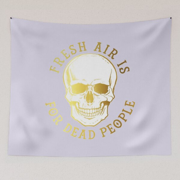 Item preview, Fresh Air Is For Dead People, Morbid Podcast Fan Art designed and sold by SimardShopSS.