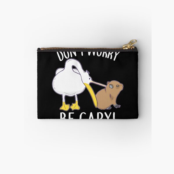 Item preview, Don't Worry, Be Capy. Capybara Orange Unbothered Funny designed and sold by alltheprints.