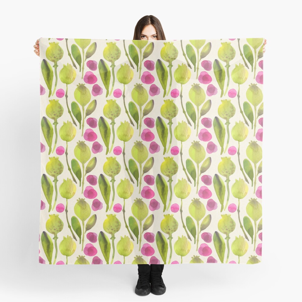 Poppy Garden Scarf