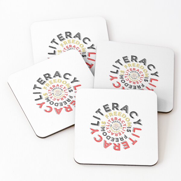 Item preview, Literacy Is Freedom Circle designed and sold by TrueWorth.