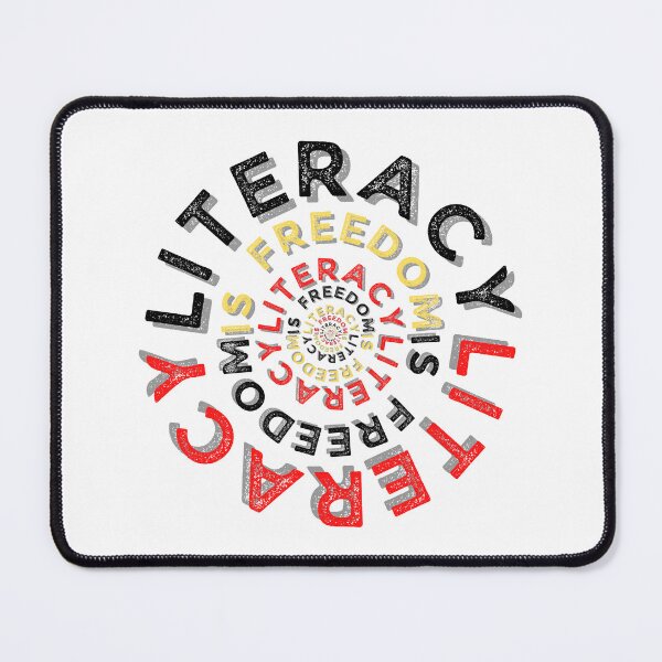 Item preview, Literacy Is Freedom Circle designed and sold by TrueWorth.