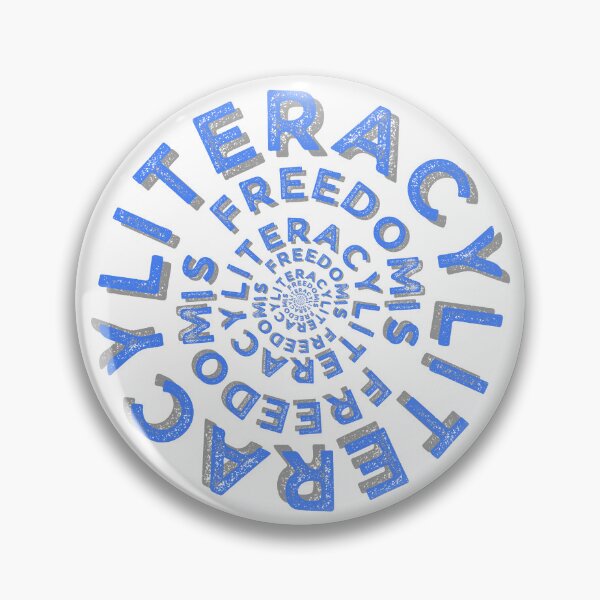 Item preview, Literacy Is Freedom Circle designed and sold by TrueWorth.