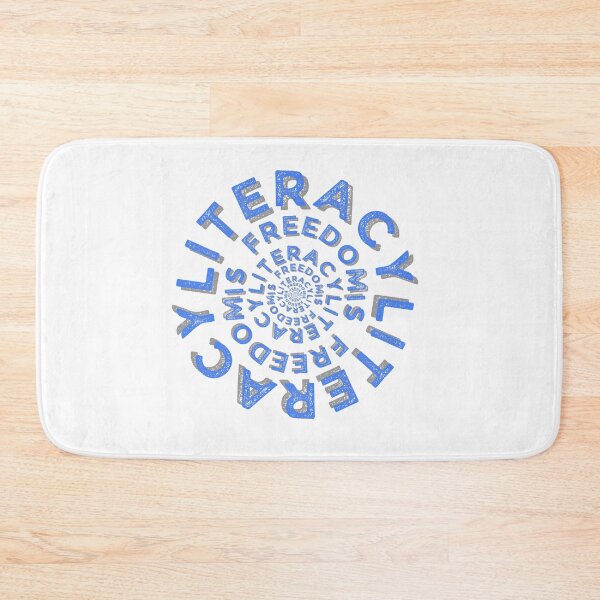 Item preview, Literacy Is Freedom Circle designed and sold by TrueWorth.