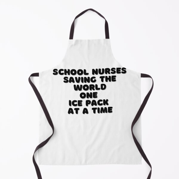 Item preview, School Nurses Saving The World One Ice Pack At a Time designed and sold by BookOfE.