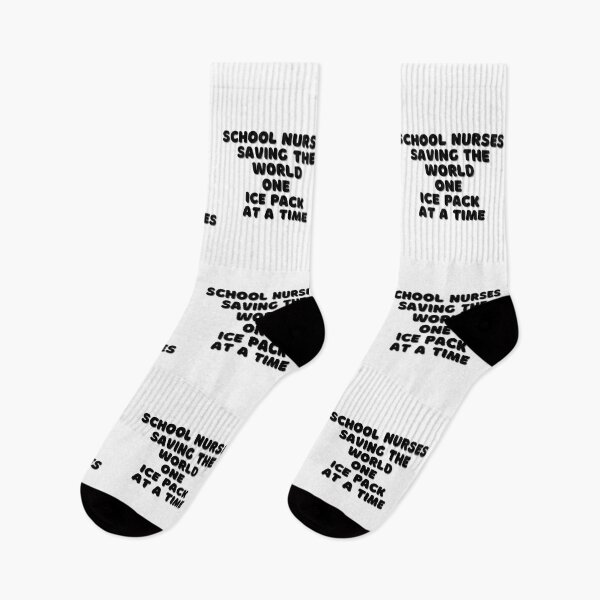 Item preview, School Nurses Saving The World One Ice Pack At a Time designed and sold by BookOfE.