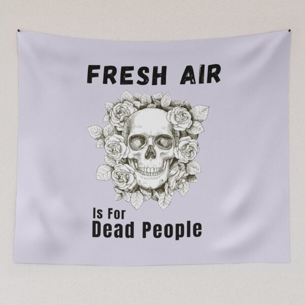 Item preview, Morbid Fresh Air Is For Dead People morb designed and sold by SimardShopSS.