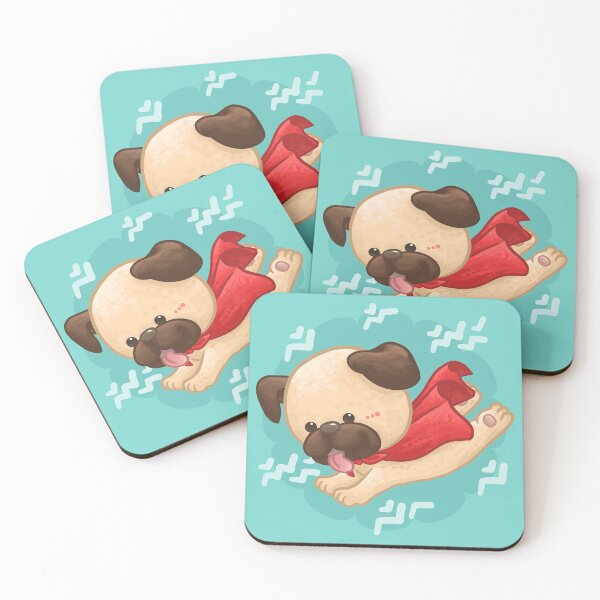Item preview, Super Pug in The Move designed and sold by Khotekmei.