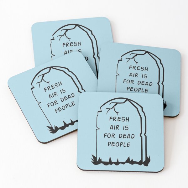 Item preview, Morbid Fresh Air is For Dead People designed and sold by SimardShopSS.