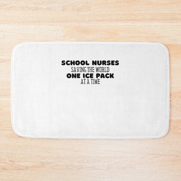 Item preview, School Nurses Saving The World One Ice Pack At a Time designed and sold by BookOfE.